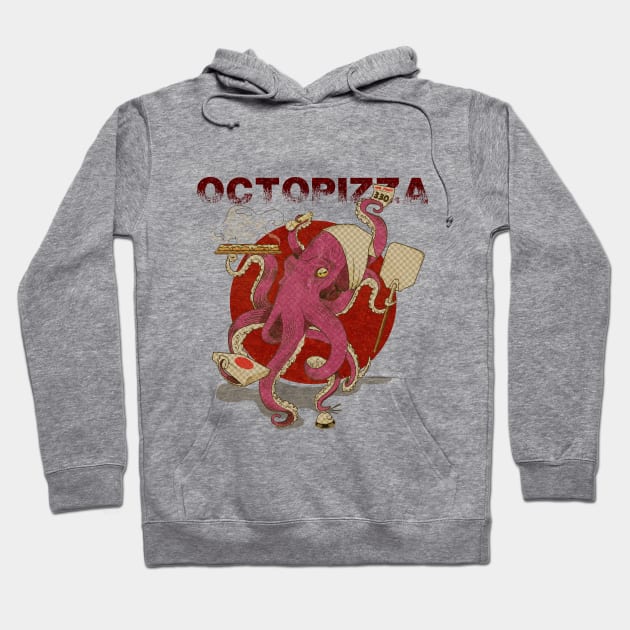 OctoPizza Hoodie by HarlinDesign